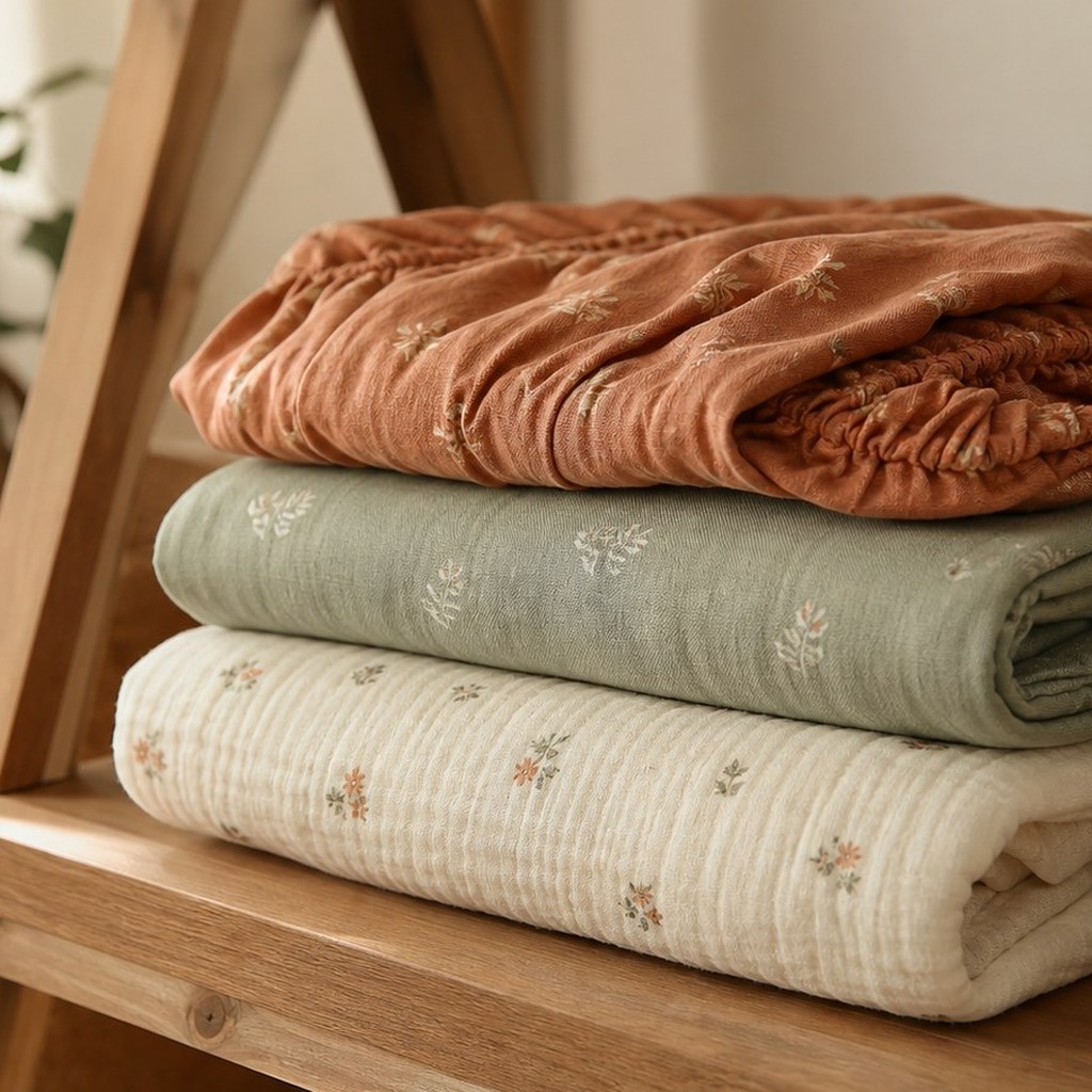 GOTS-Certified Organic Cotton Crib Sheet