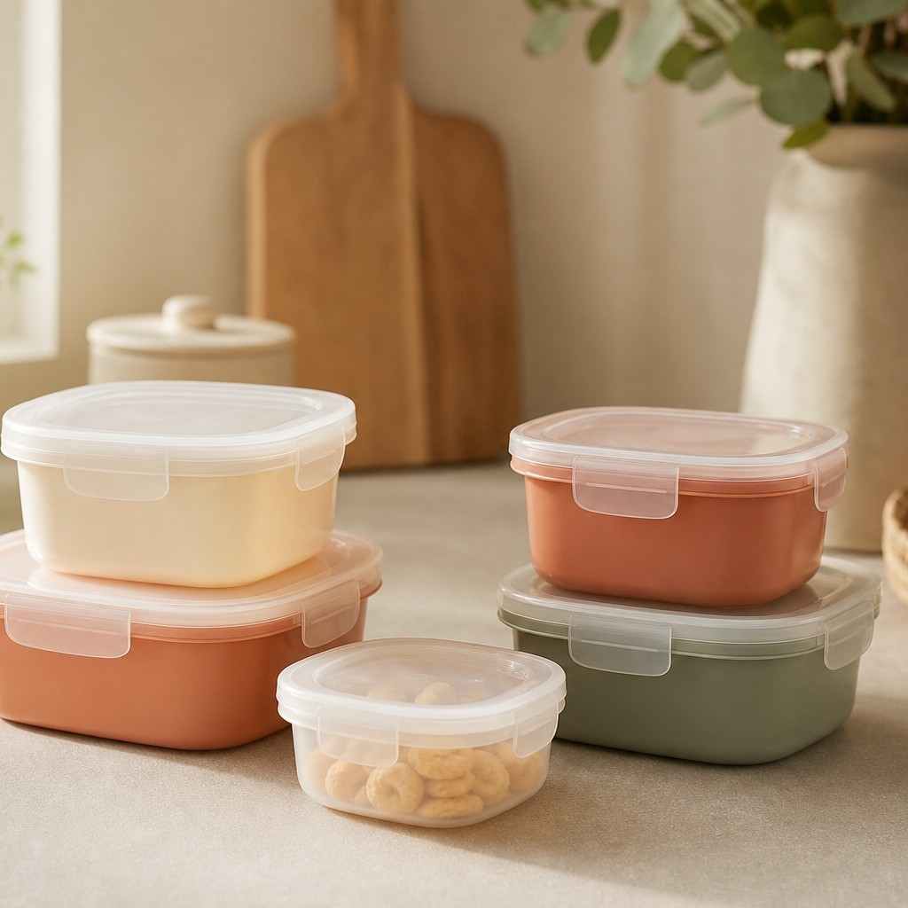 Plastic Kids Snack Containers
