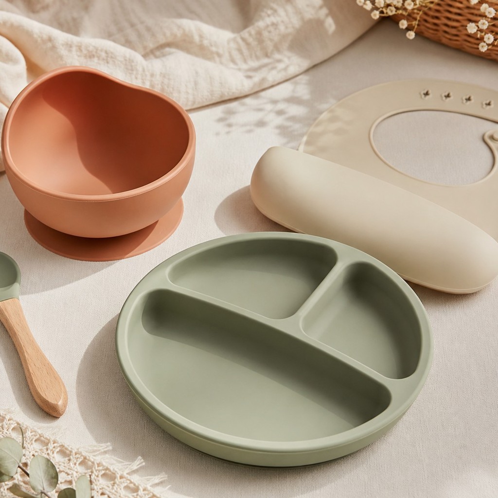 Silicone Baby Feeding Set
