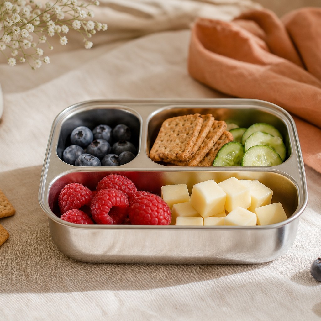 Stainless Steel Kids Snack Container